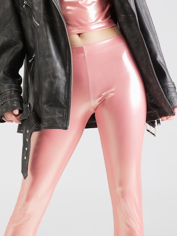 Slimfit Leggings de la Moschino Jeans pe roz