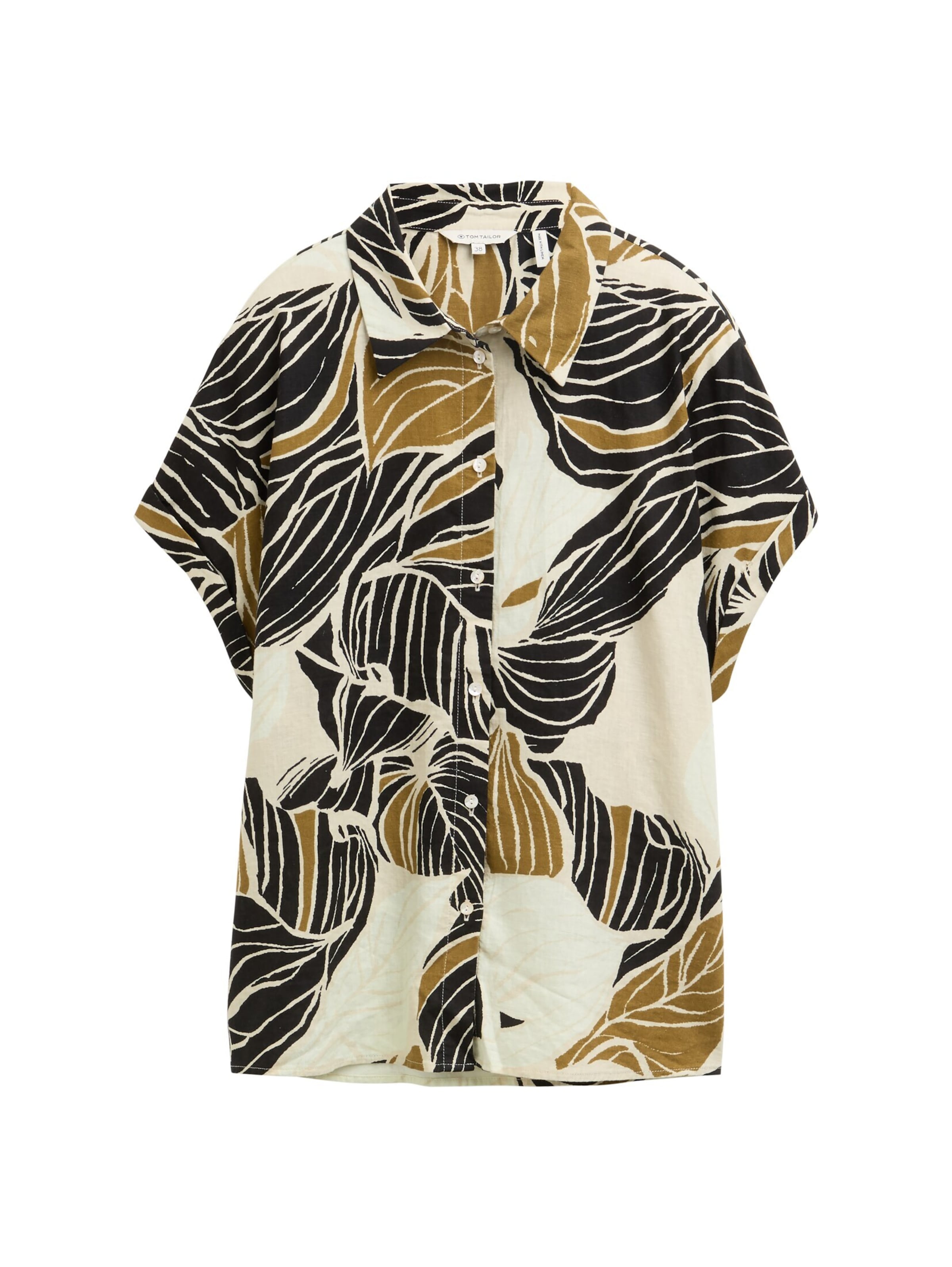 TOM TAILOR Bluse in Beige: Vorderseite