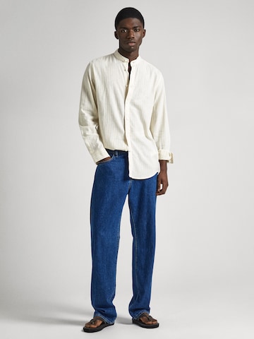 Pepe Jeans Regular fit Overhemd 'PAMPHILL' in Beige
