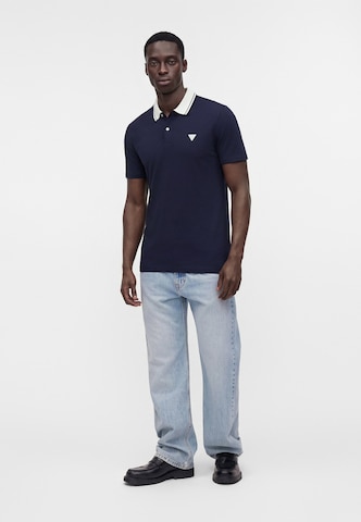 GUESS - Camiseta en azul