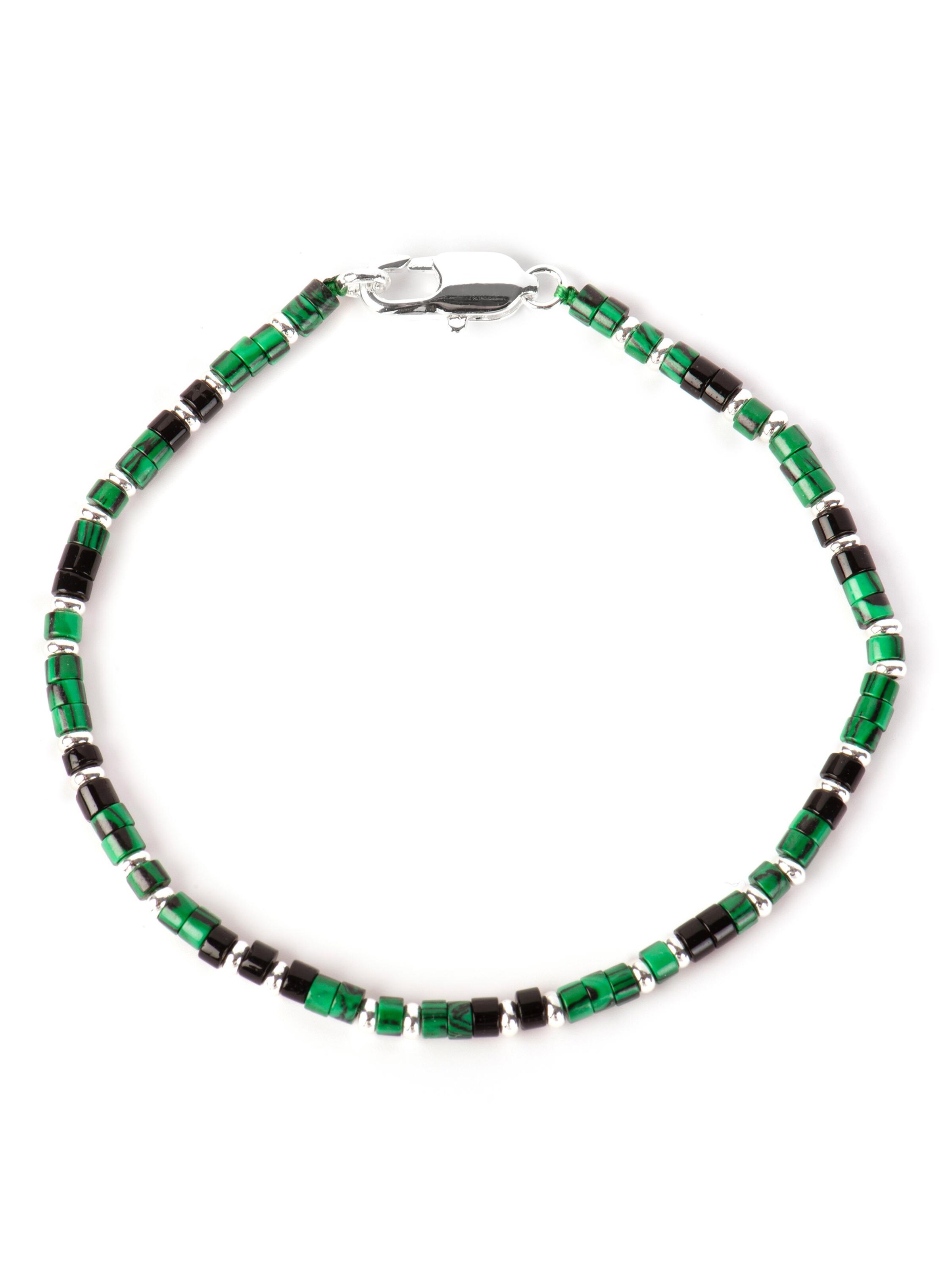 Luxenter Armband 'HAYO'‌‌‌‌‌ in Grün: Vorderseite