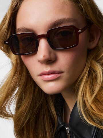 PIECES Sunglasses 'PCKatie' in Brown