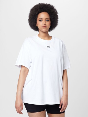 ADIDAS ORIGINALS Shirt 'Adicolor Essentials ' in White: front