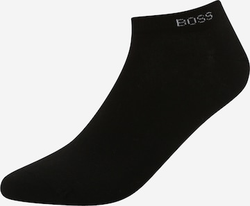 BOSS Black Socks in Black: front