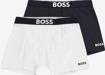 BOSS Kidswear Долни гащи в синьо: отпред