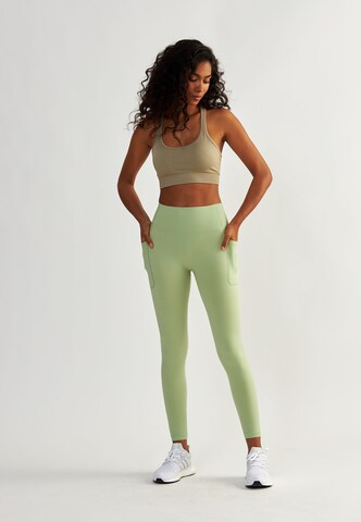 BeShaped Regular Sports trousers 'Lift Me Up' in Green