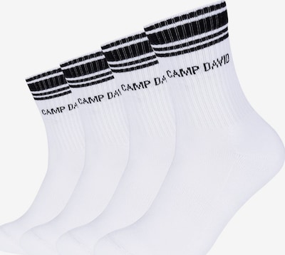CAMP DAVID Sportsocken in 39-42 in schwarz / weiß, Produktansicht