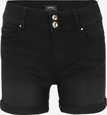 Only Tall Slim fit Jeans 'CARMEN' in Black: front