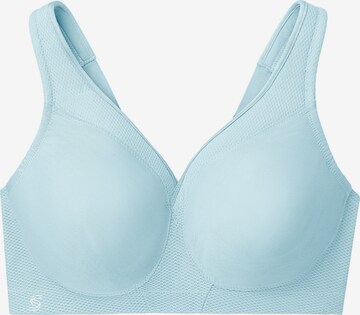 GLAMORISE Minimiser Bra in Blue: front