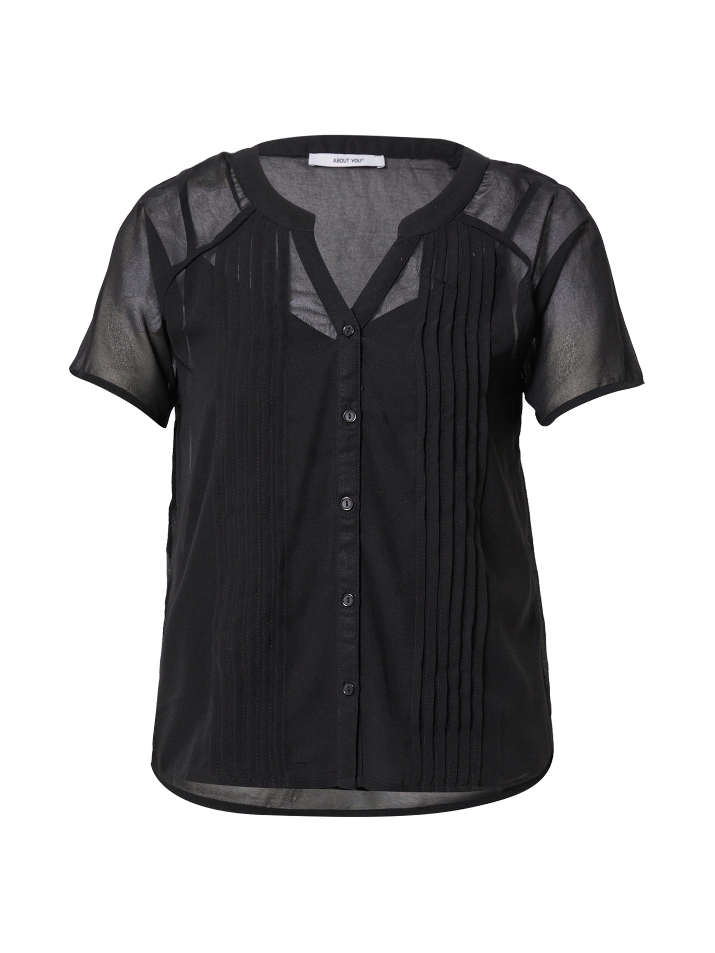 ABOUT YOU - Camiseta 'Rosie' en negro: frente