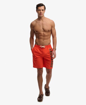Shorts de bain Superdry & Co en orange