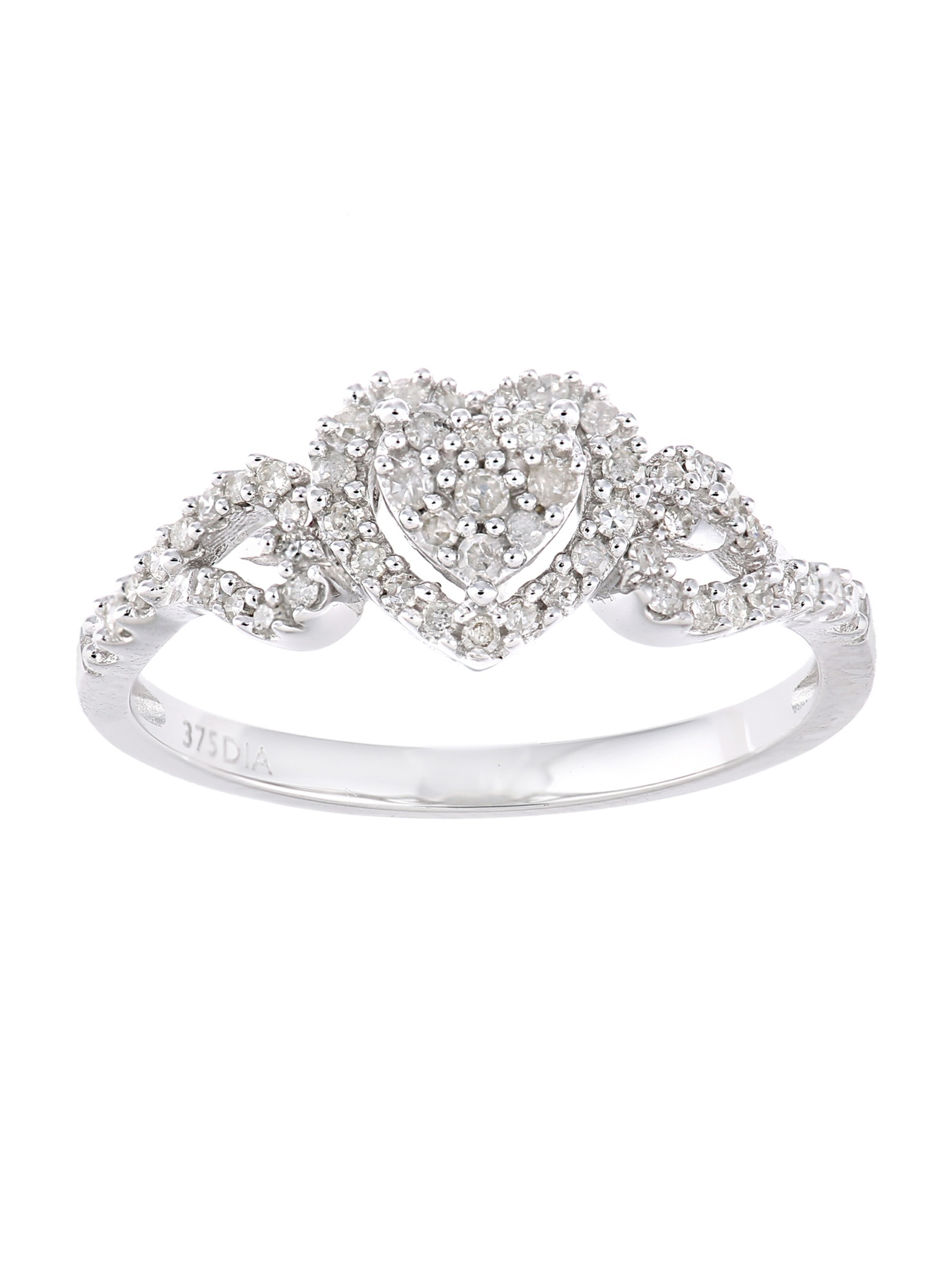 DIAMANT LETERNEL Ring in Silver: front
