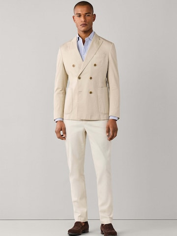 Coupe regular Veste de costume Hackett London en beige