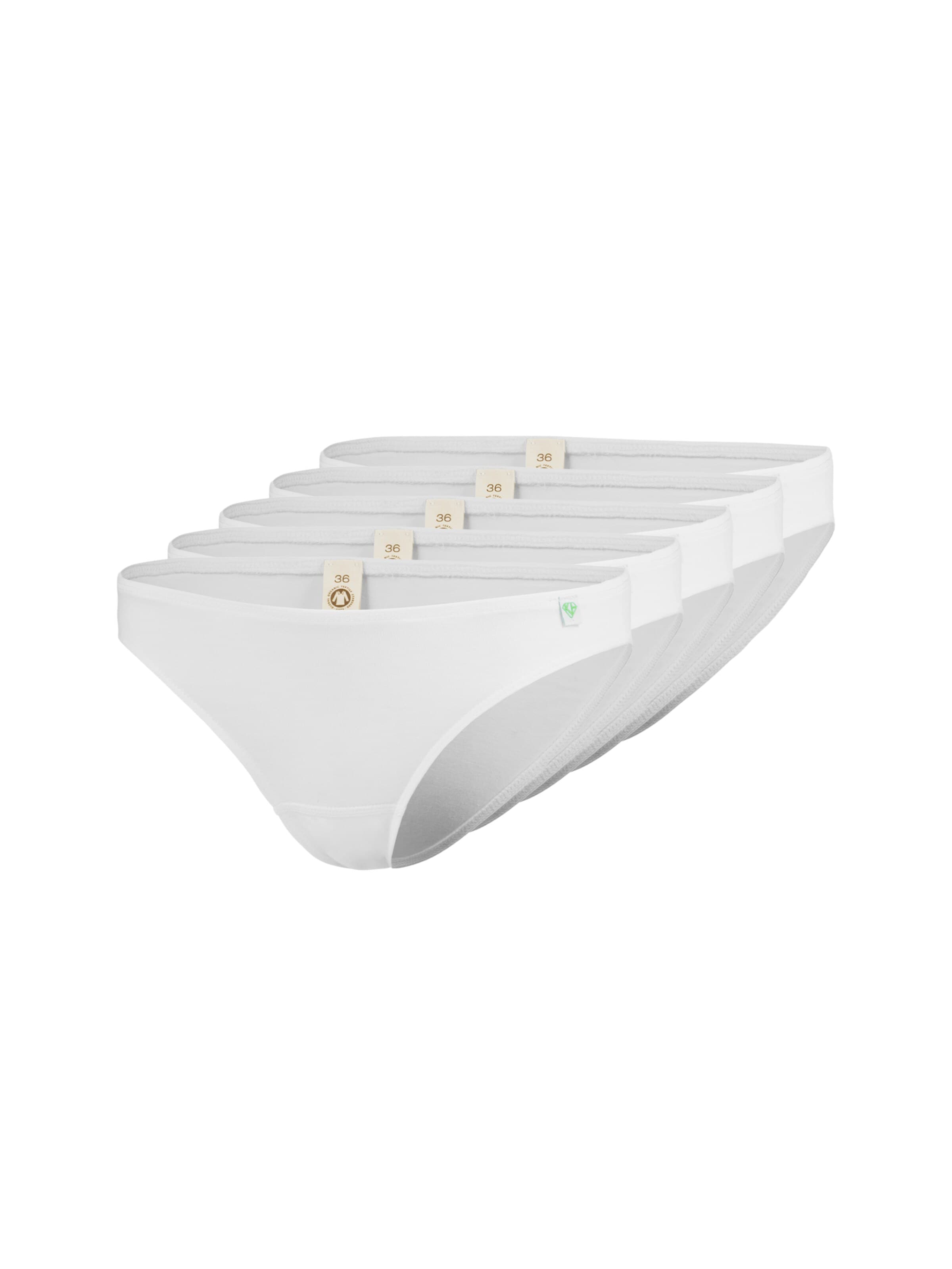kleiderhelden Panty 'SlipTease 5er' in White: front