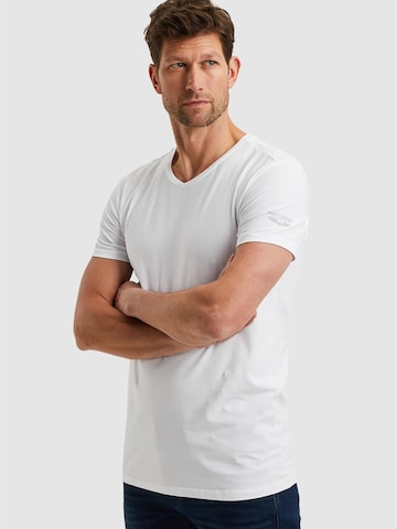 PME Legend Undertröja '2-pack basic T-shirts with V-neck' i vit