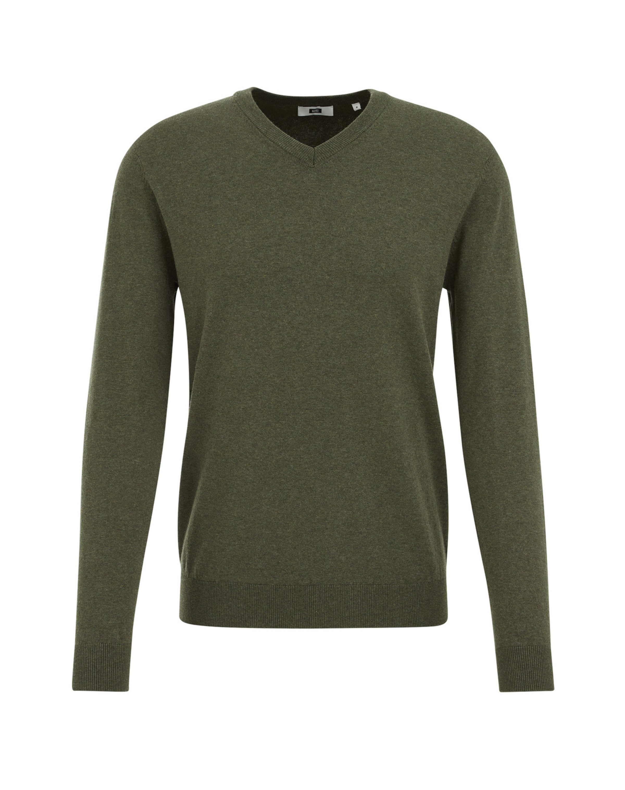 WE Fashion Свитер в Зеленый: спереди