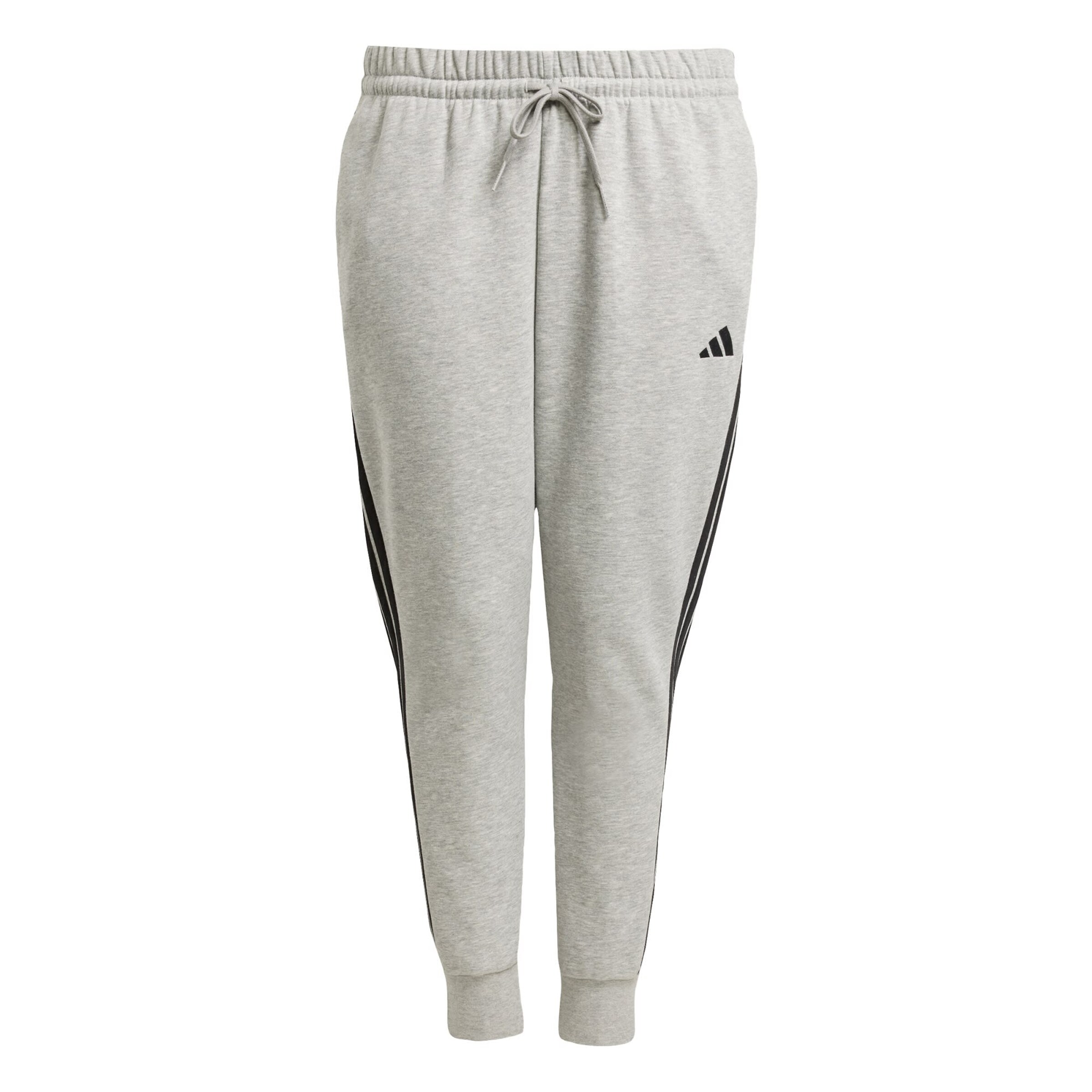 ADIDAS SPORTSWEAR - Tapered Pantalón deportivo 'Essentials' en gris: frente
