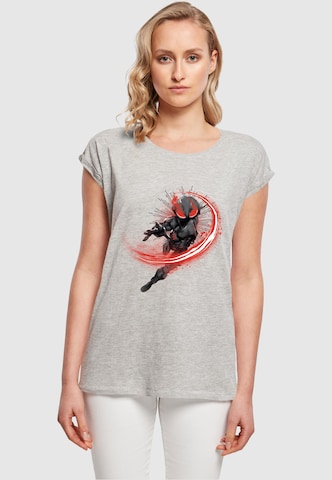 T-shirt 'Aquaman - Black Manta Flash' ABSOLUTE CULT en gris : devant