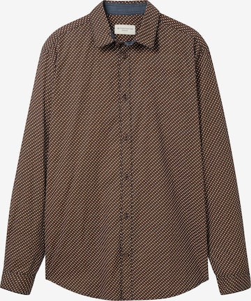 TOM TAILOR Skjorte i brun: forside