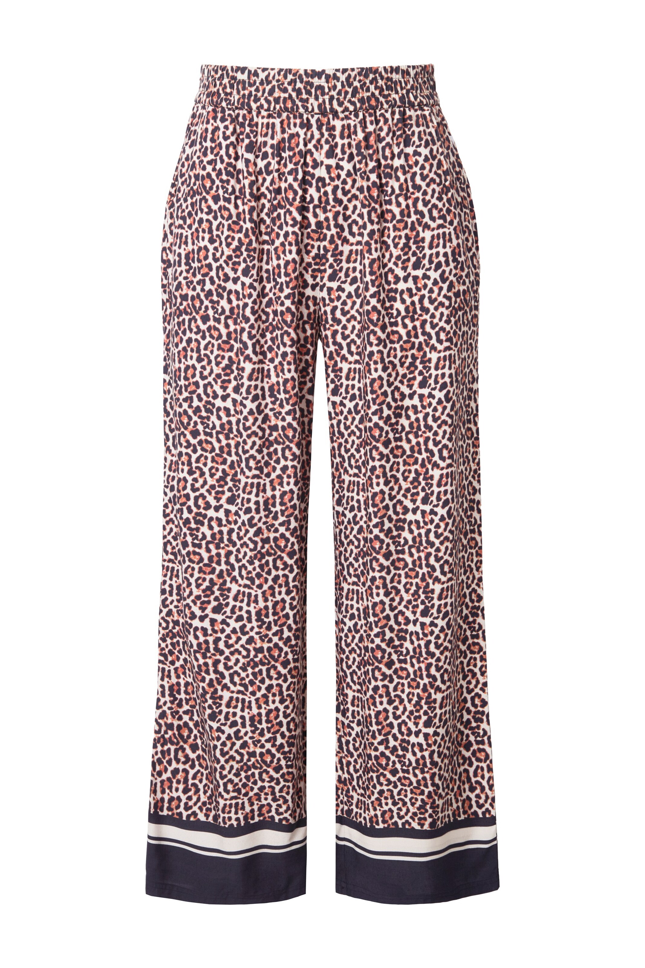 Studio Untold Wide leg Broek in Bruin: voorkant