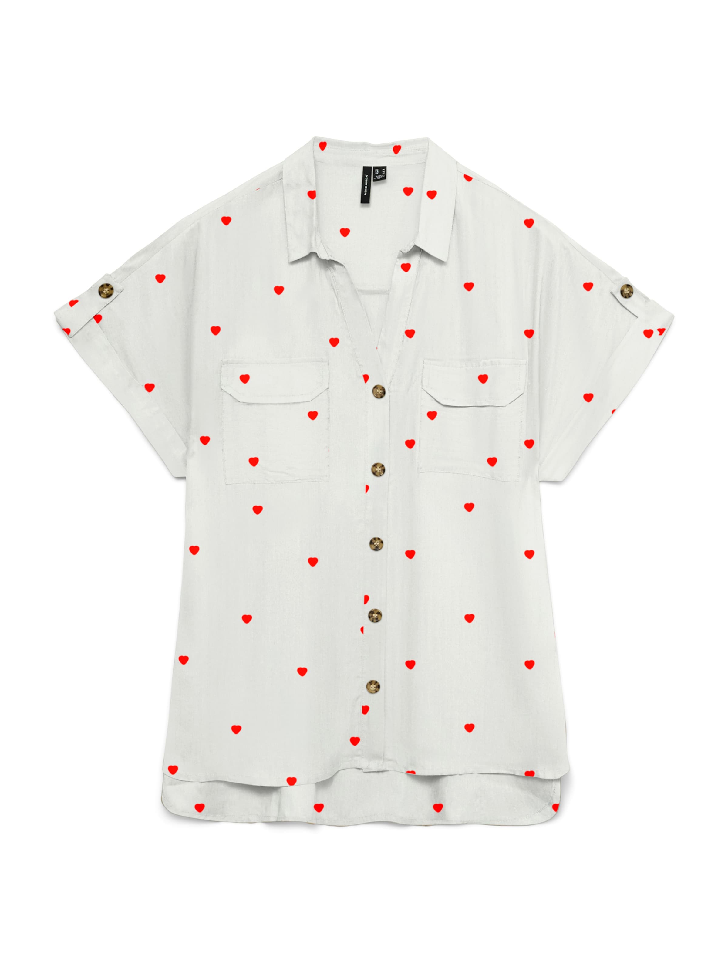 VERO MODA Blúz 'VMBUMPY' - fehér: elől