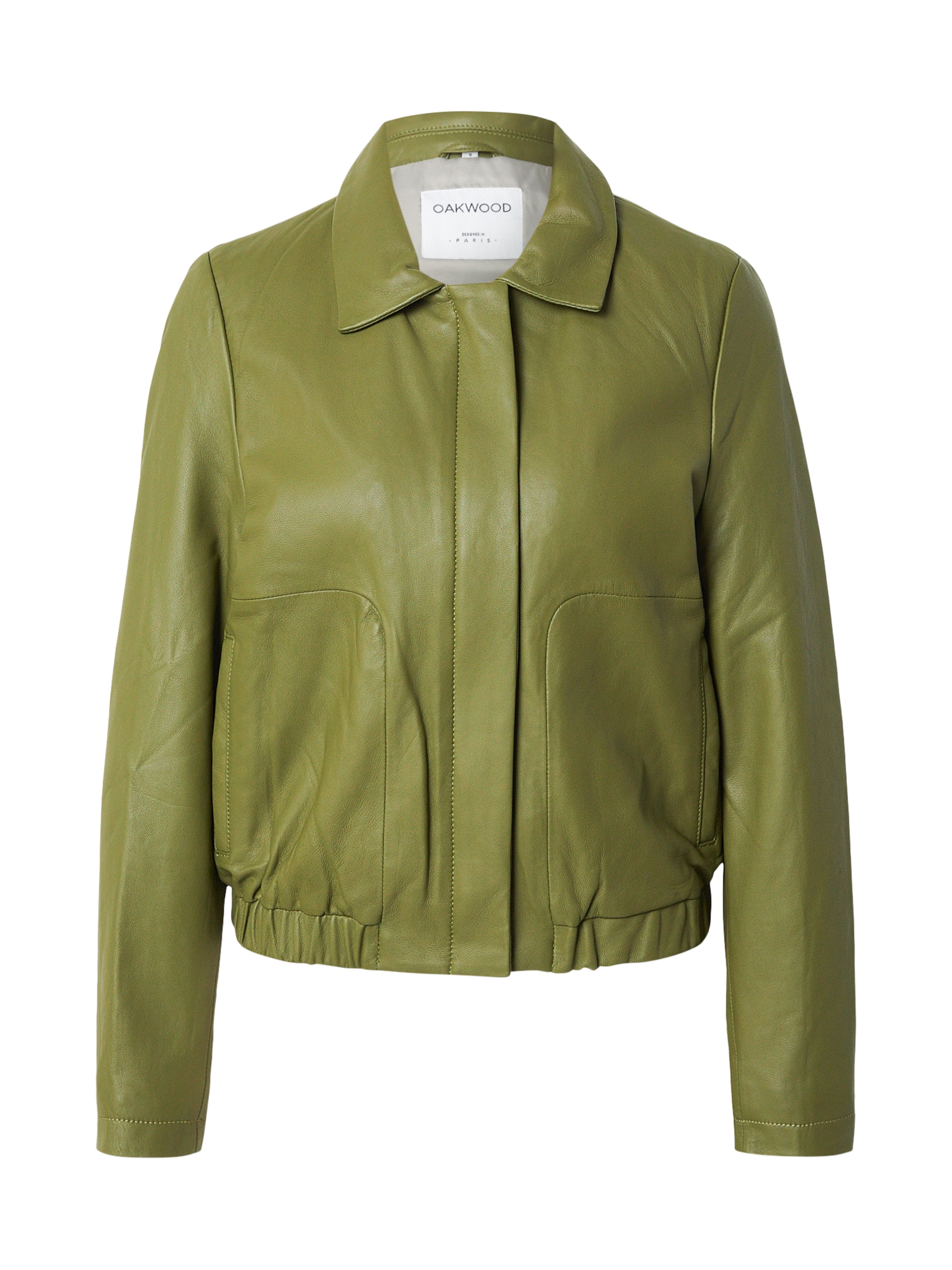 OAKWOOD Prehodna jakna 'ODESSA' | zelena barva: sprednja stran