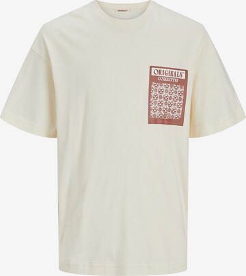 JACK & JONES T-Shirt 'Mykonos' in Beige: predná strana