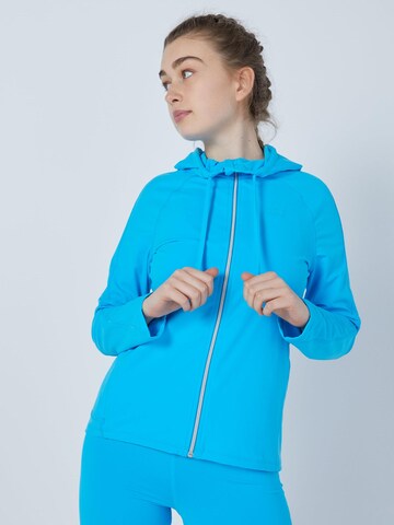 SPORTKIND Sportjas 'Hooded Jogging Jacket' in Blauw: voorkant