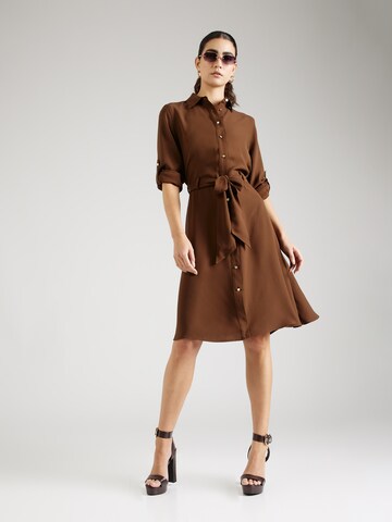Lauren Ralph Lauren Shirt Dress 'KARALYNN' in Brown