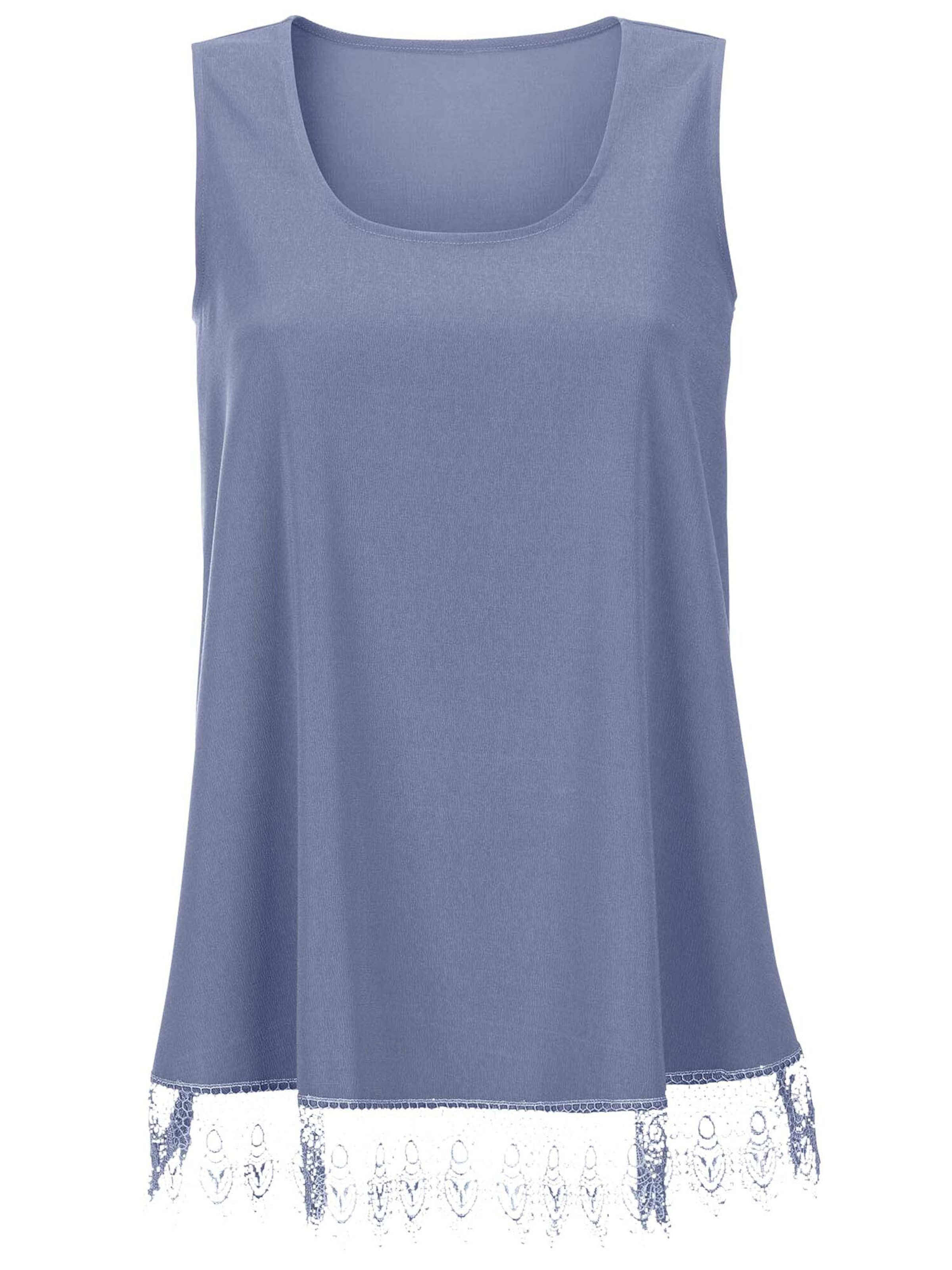 MADELEINE Blouse in Blauw: voorkant