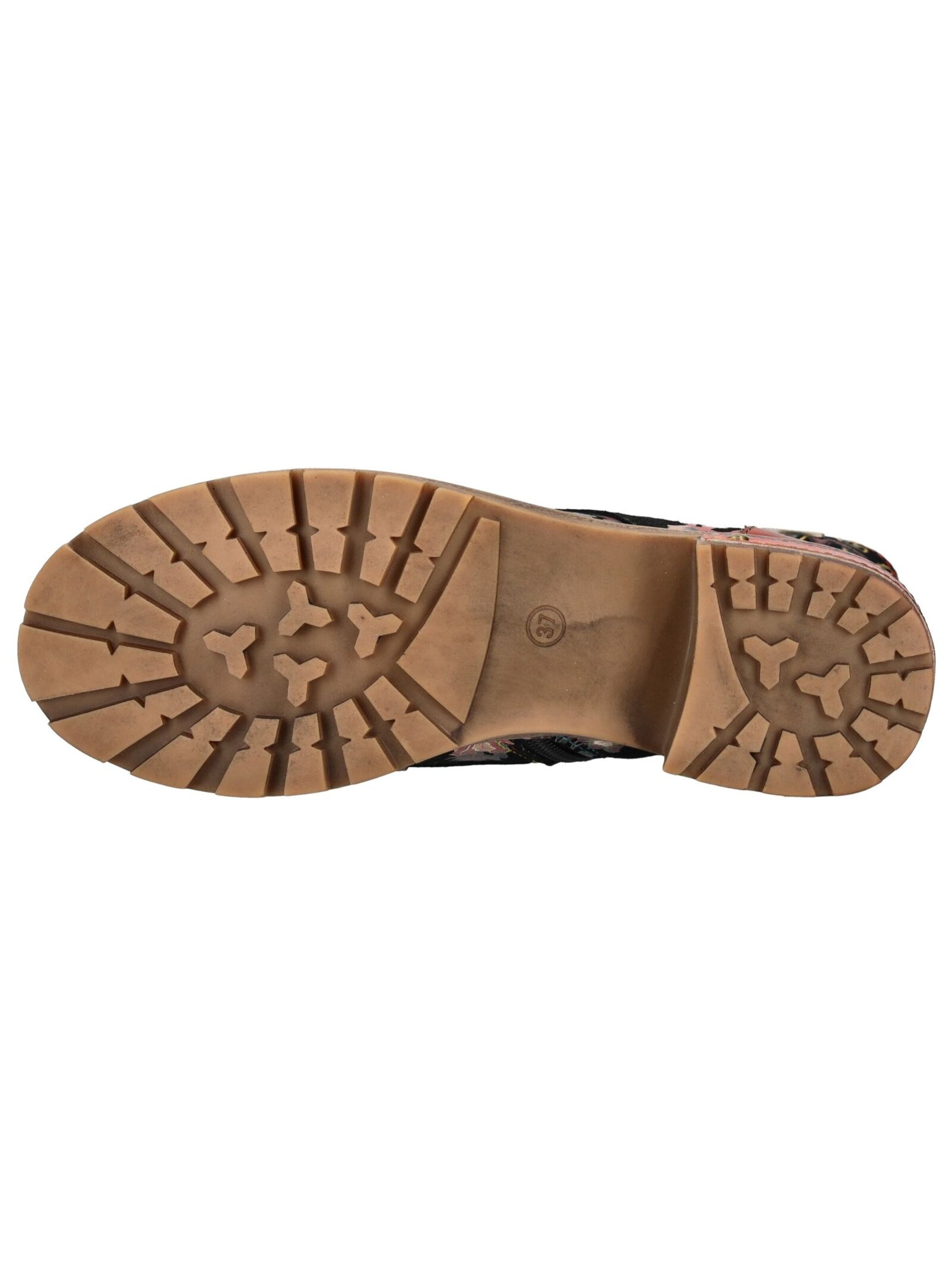 Laura Vita Lace-Up Ankle Boots in Orange