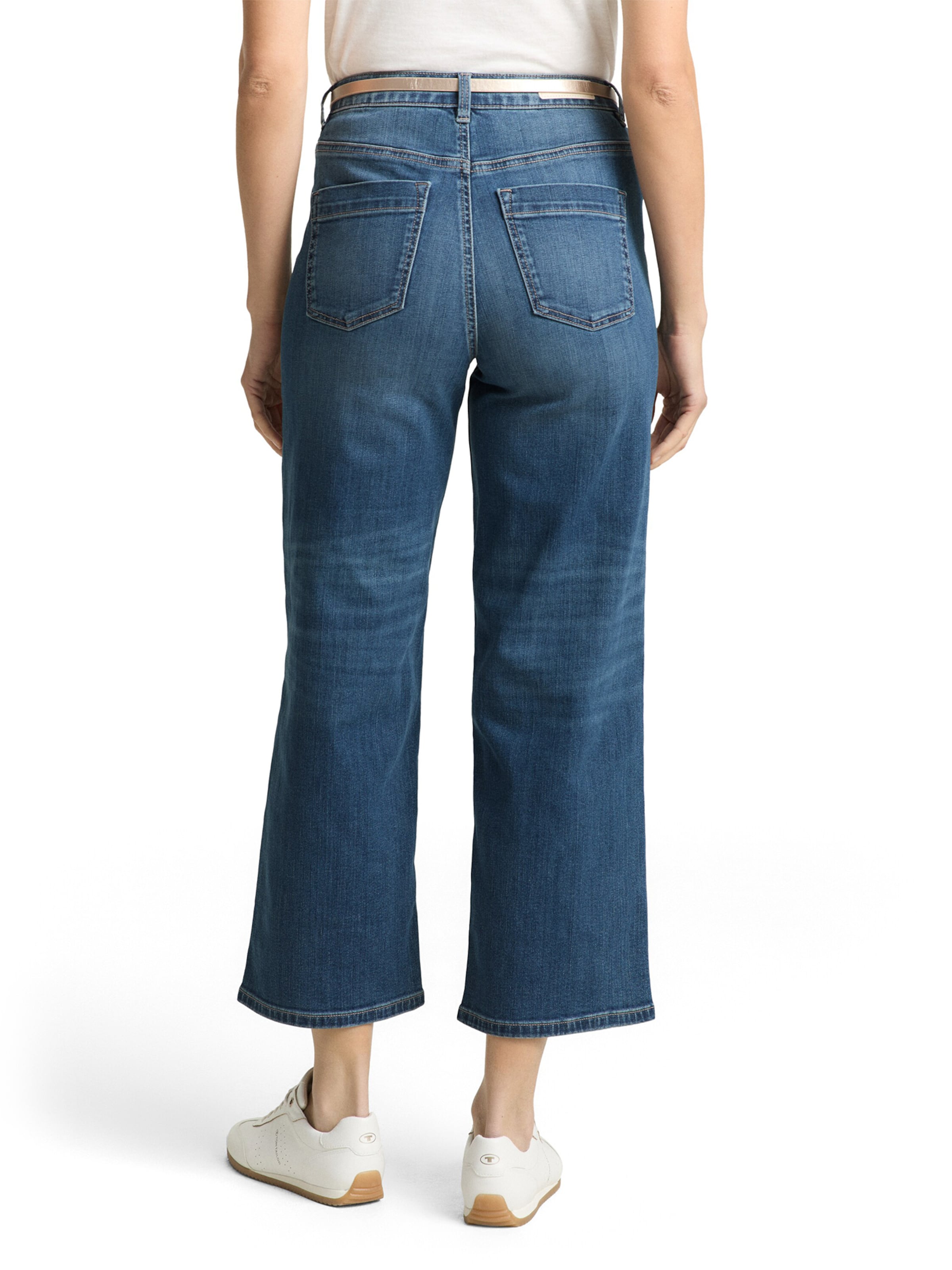 Wide leg Jeans 'NELMA' de la TOM TAILOR pe albastru