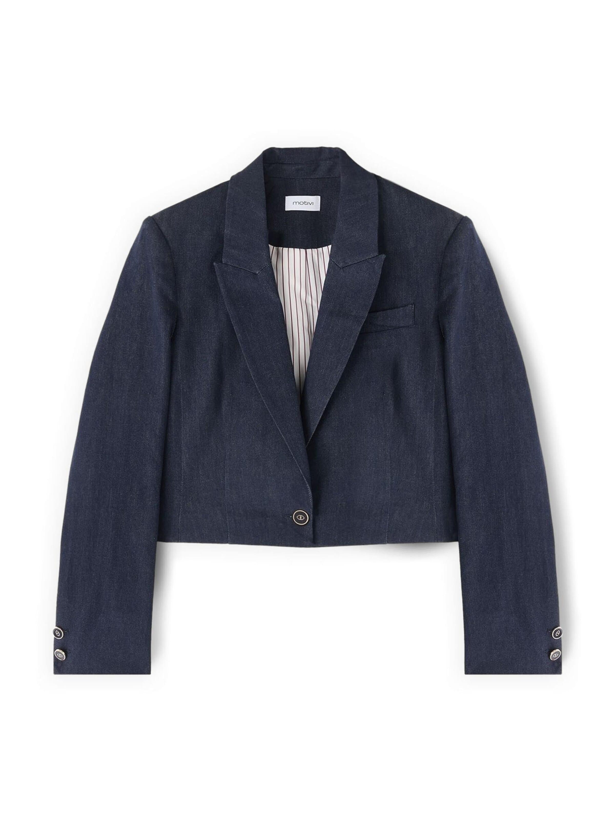 Blazer MOTIVI en bleu : devant