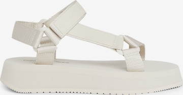 Sandales Calvin Klein Jeans en blanc