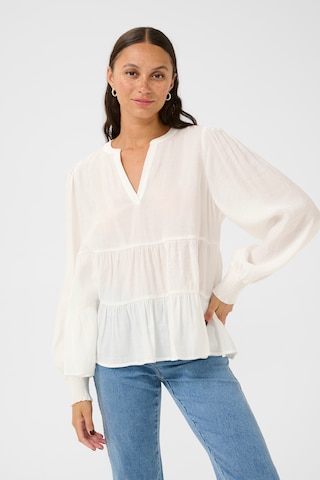 Kaffe Blouse 'KAMira' in Weiß: Vorderseite