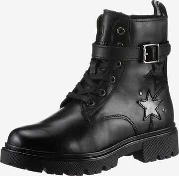 Lumberjack Boots in Black: front