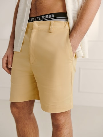 regular Pantaloni 'Jonas' di Guido Maria Kretschmer Men in beige