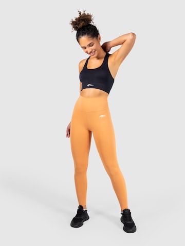 Skinny Pantalon de sport 'Affectionate' Smilodox en orange