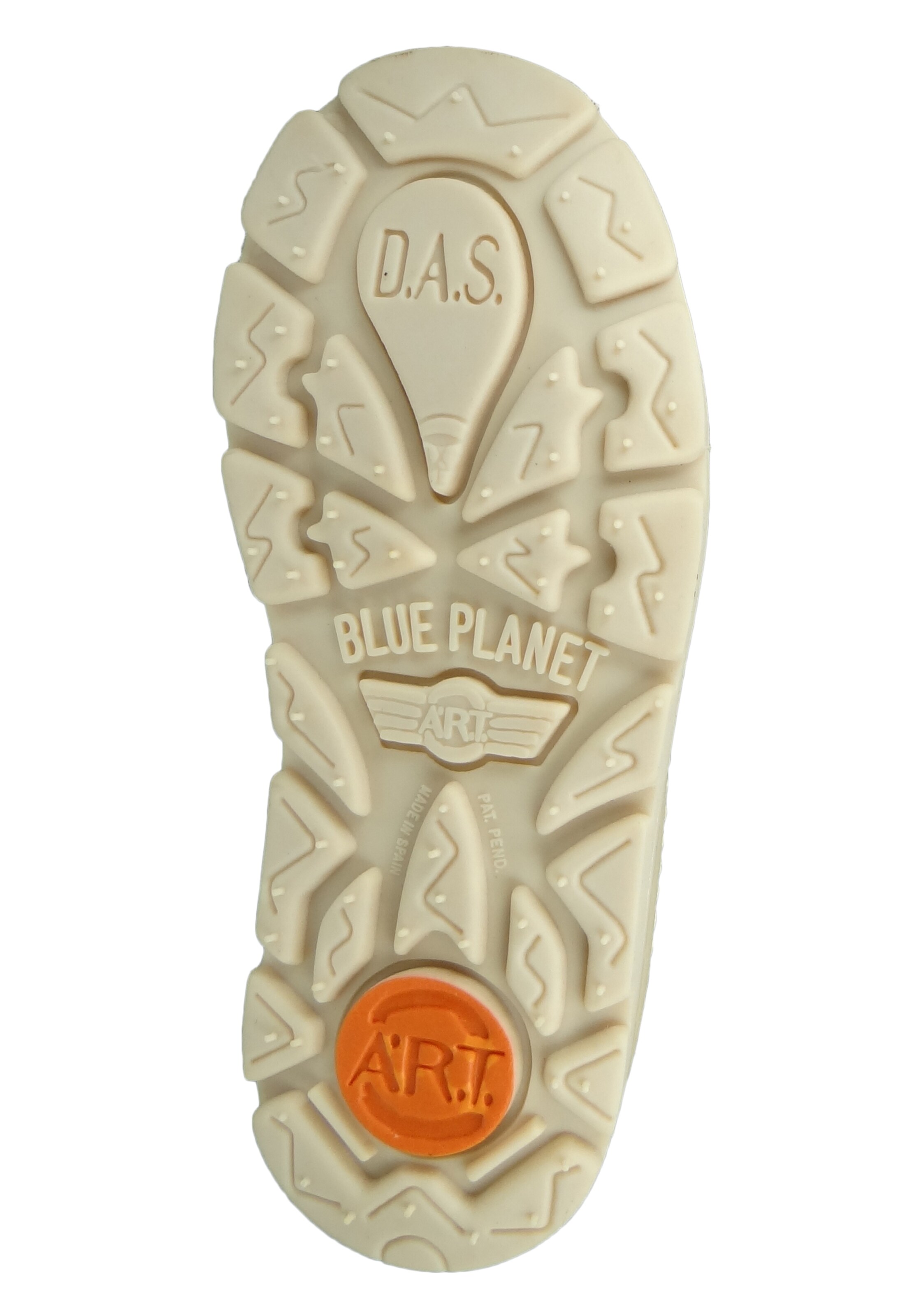 ART - Sapatilhas baixas 'Blue Planet' em preto