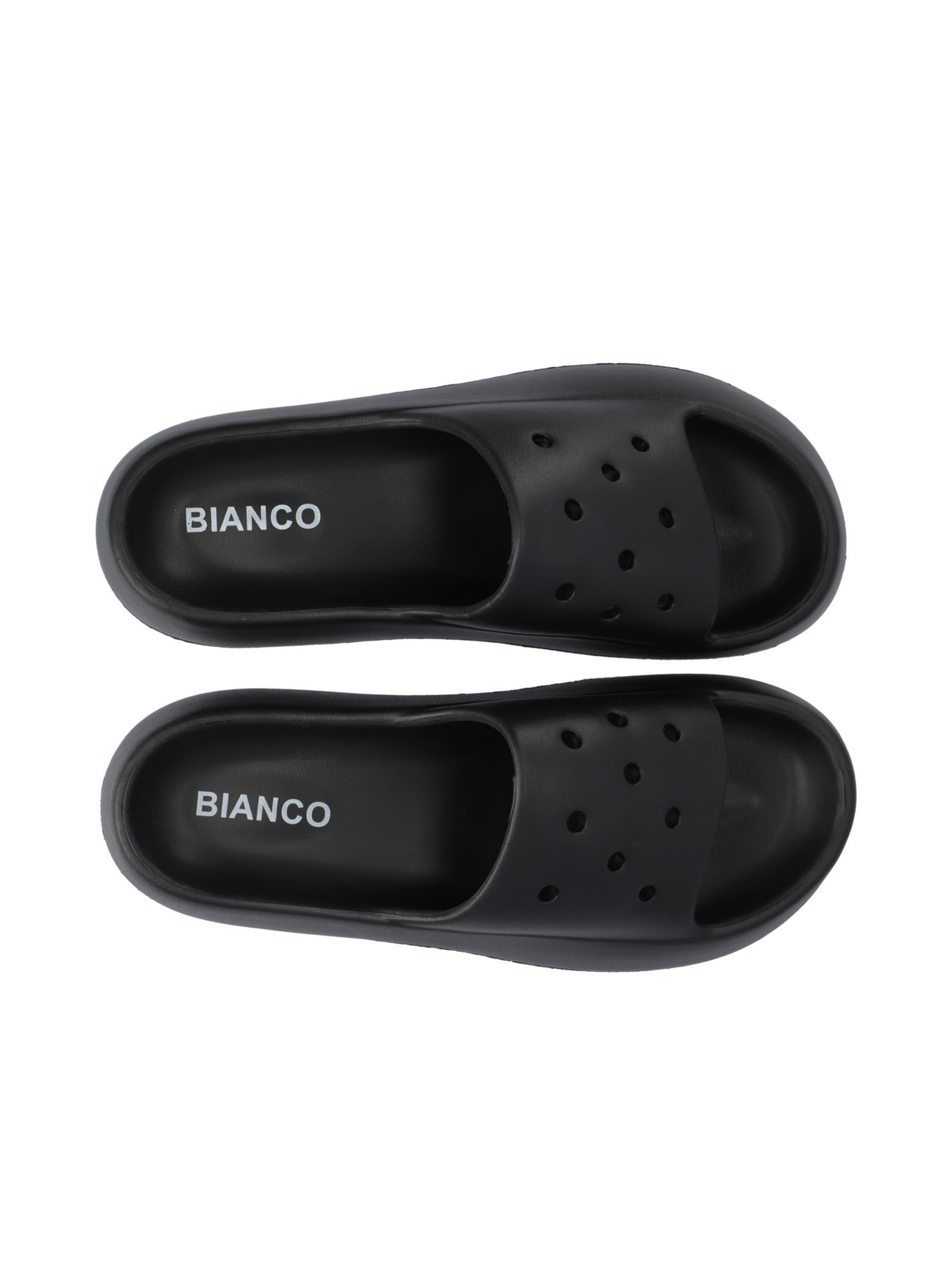 Bianco Hausschuh 'Holly' in Schwarz