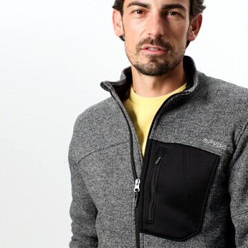 Spyder Athletic Fleece Jacket 'Bandit' in Grey