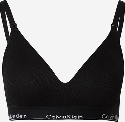 Sutiene alăptare Calvin Klein Underwear pe negru / alb, Vizualizare produs