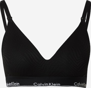 Calvin Klein Underwear Triangel Voedingsbh in Zwart: voorkant