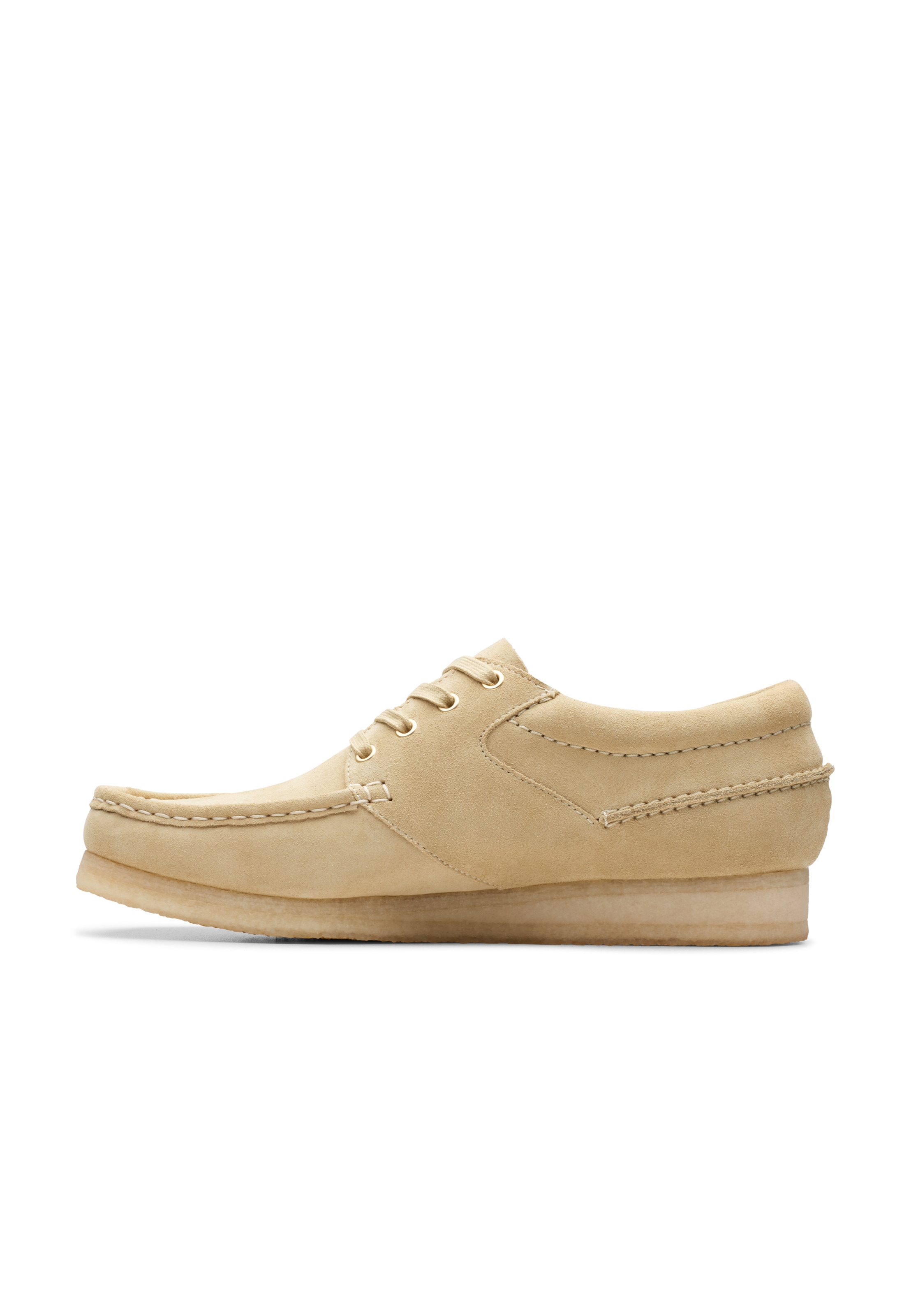 CLARKS Schnürschuhe 'Wallabee' in Beige: Vorderseite