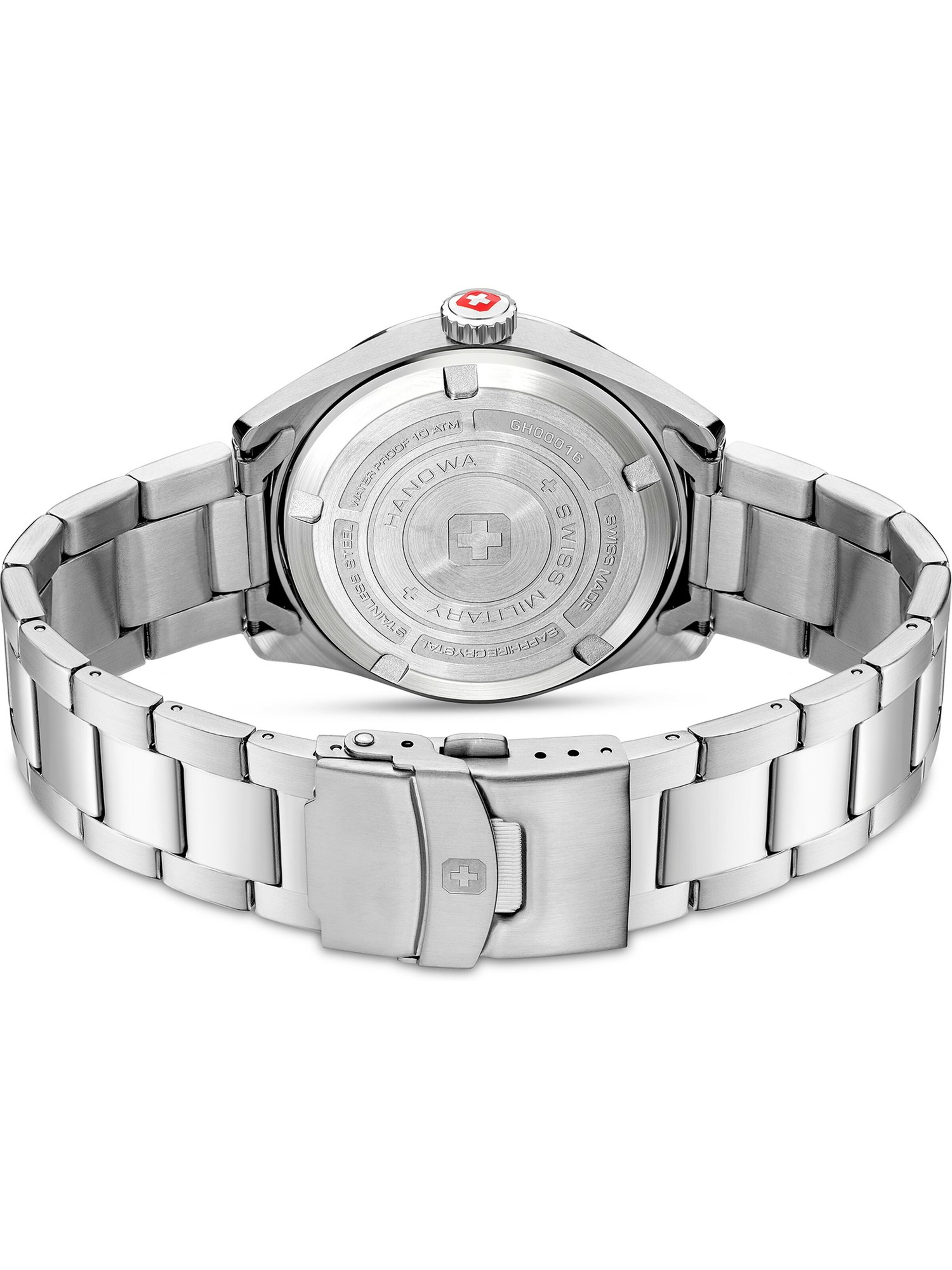 SWISS MILITARY HANOWA Analoog horloge 'Military Hanowa' in Groen