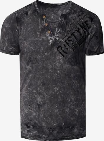 Rusty Neal T-Shirt in Grau: Vorderseite