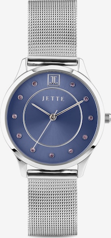 JETTE Analog Watch in Silver: front