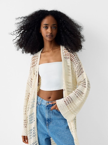 Cardigan Bershka en beige