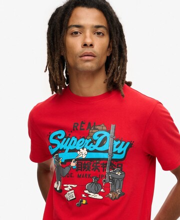 Superdry Shirt in Rood