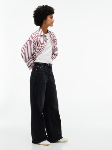 Tommy Jeans Wide Leg Farkut 'CLAIRE' värissä sininen